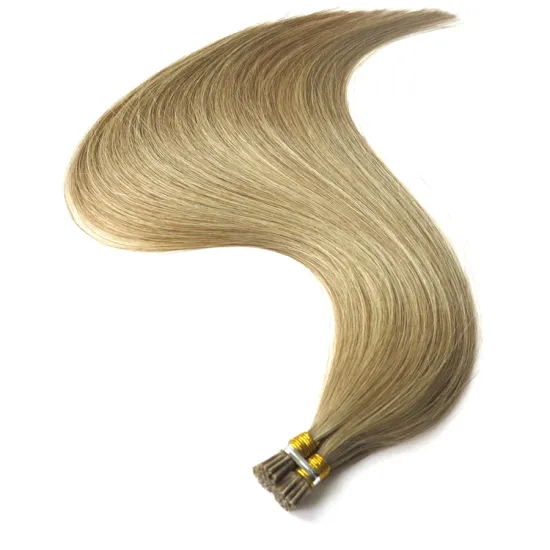 500 strands 100% Full Russian Cuticle Human Hair Extensions I Tip Pre Bond I Tip in Hair Extensions Blayage Ombre