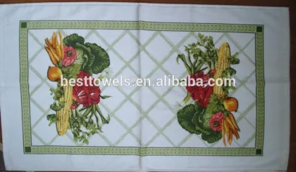 terry cloth printed kitchen towels