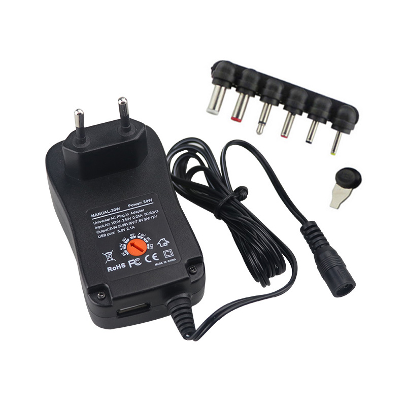 30W Voltage Universal European Power Adapter