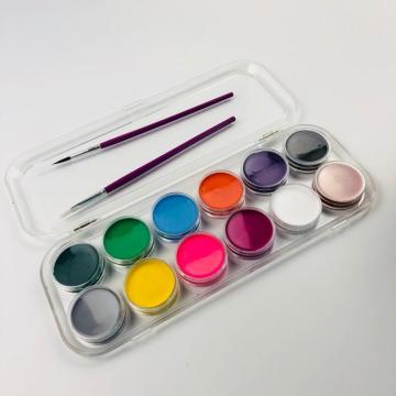 Non-toxin electroluminescent children masquerade face paint