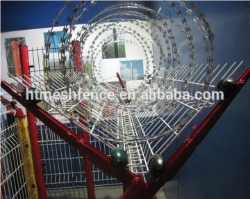 ISO9001 factory of military/prison grade barbed razor wire (standard)