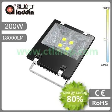 Green light color high power led floodlight 200W