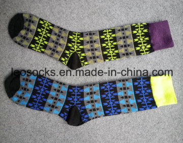 2015 New Style Colorful Cotton Man Socks