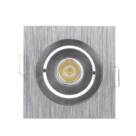 Hotel Mini 1W-3W Adjustable Cabinet LED Downlights: Dimmable, Recessed, and Square Design