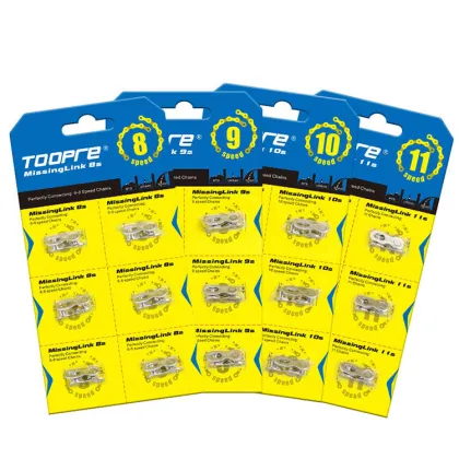 TOOPRE Bike Chain Quick-Link Steel 6-12 Speed 6pair Silver for SHIMANO