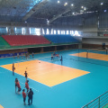 Cancha plástica del piso del voleibol del balonmano del uso del piso / del fósforo del PVC