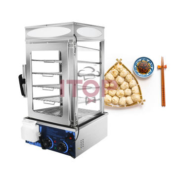 Rice Cake Steamer and Bun Warmer for Breakfast Shops