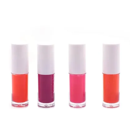 Vegan Colorful Lip Plumper with Organic Fruit Flavoring