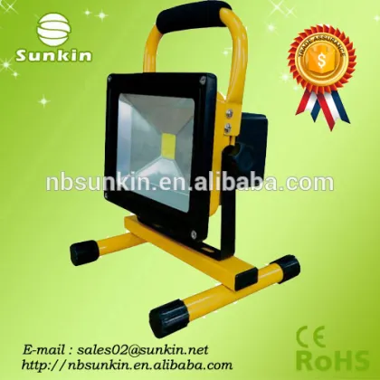 China golden supplier 10-20w led rechargeable floodlight 5w 10w 20w with CE RoHS
