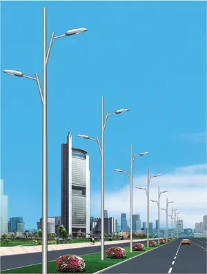 Galvanized Driveway Steel Lighting Poles