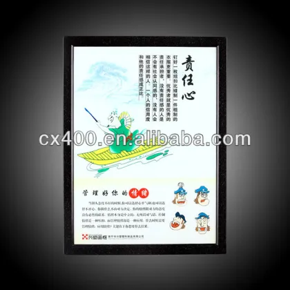 injection texture advertising boards for elevator