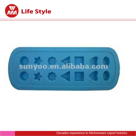 Blue ice Silicone chocolate tray chocolate mold