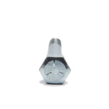 DIN 6914 Blue white zinc hex bolt