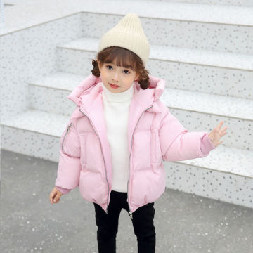 Giacca casual per bambini Girls Girls Giacca con cappuccio invernale