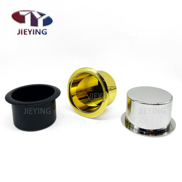 Jieying Wholesale Aluminium Cup Holder for Sofa and Chair - Golden Plating Stainless Steel