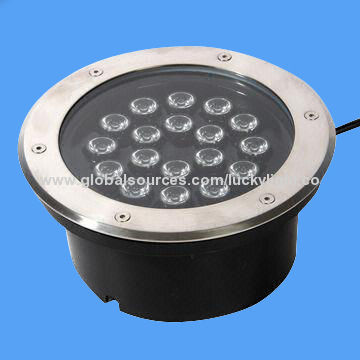RGB DMX 36W LED Underground Buried Light with 24V AC Input Voltage, Easy Installation