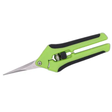 New Arrival: Stainless Steel Green Flower Cutting Scissors with PP TPR Handle