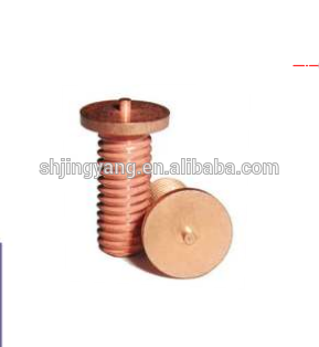 Custom made weld studs CD stud stainless steel with copper plated