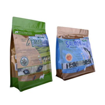 Plastic zipper packaging custom printing pet food pouch