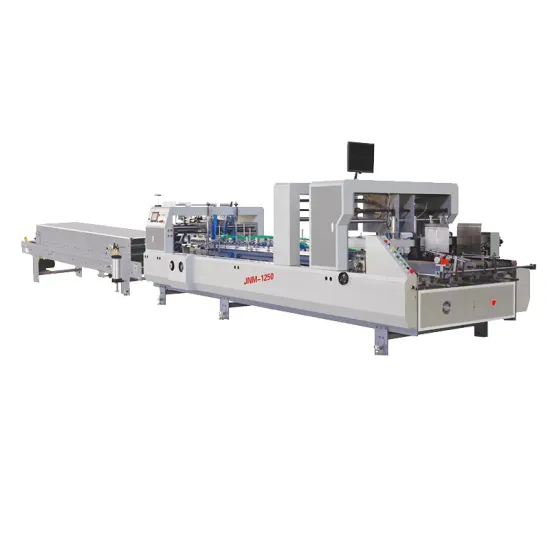3-Point Gluing Folding Machine for Cardboard and Paper Box Manufacturing