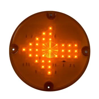 7 Inch Amber Round Piranha LED DOT SAE CE Turn Signal Light