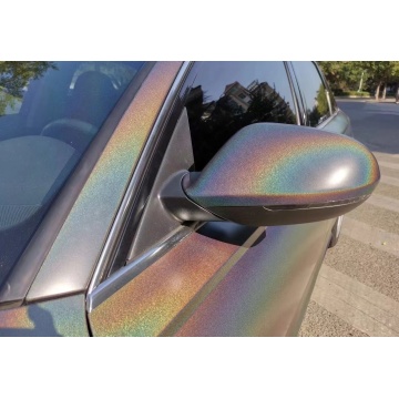 Matte Holographic Laser Grey Car Vinyl