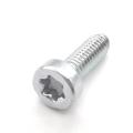 Torx Cylindrical Head Triangular Tooth Screw M4-0.7*12