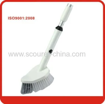 Eco-friendly Telescopic Aluminum Handle Kitchen Corner Brush 