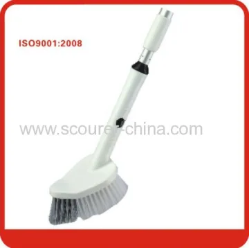 Eco-friendly Telescopic Aluminum Handle Kitchen Corner Brush 