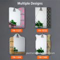 Factory Direct Wholesale: Customizable Frameless Marble Double Layered Bathroom Mirror with Shelf