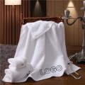 Cotton towel with logo luxury hotel bath towel