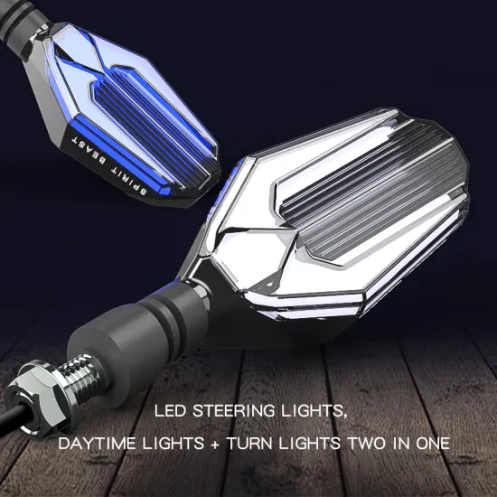 Motorcycle modified Turn signals waterproof turn lights LED direction lamp decorative Signal lights Daytime lamp