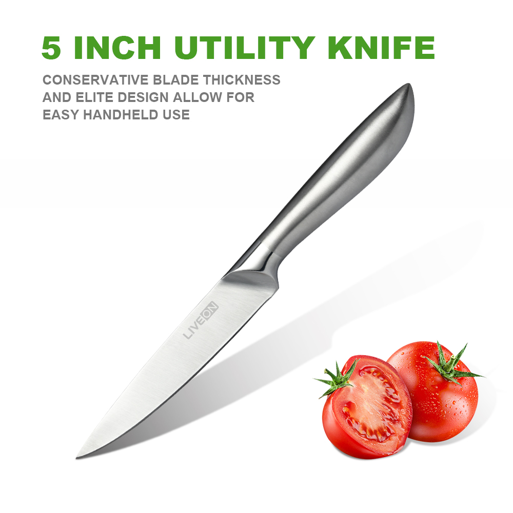 Cuchillo de cocina utilitario de 5 pulgadas