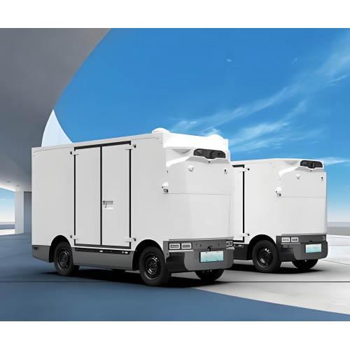 3-door 10m³ L4 autonomous box truck for industrial logistics