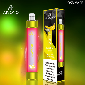 Aivono 0% 3% 5% Vape de vape desechable Fuego