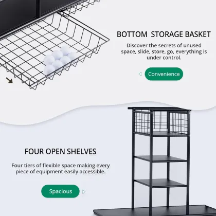 Golf Bag Organizer: A Storage Solution for Your 2 Golf Bags at Home