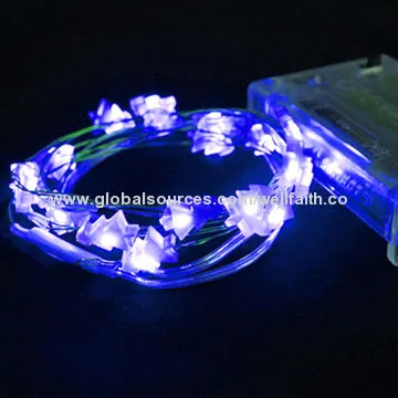 Christmas string lights with 2AA or 3AAA battery included