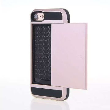 2 in 1 TPU + PC fashion Slim Armor wallet slots Back Cover Case For Asus Zenfone2 Laser 5.0 ZE500KL