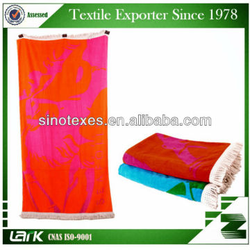 High quality cotton Printed Bath Towel, wholesale beach towel, christmas beach towel