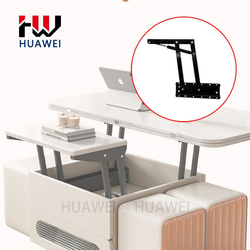 Furniture Hardware Accessories Foldable Flip up Lift Mechanism Top Coffee Extending Table Mechanisms Spring Hinge1