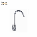 China Classic Style Brass Kitchen Rotatable single Cold Taps Manufactory