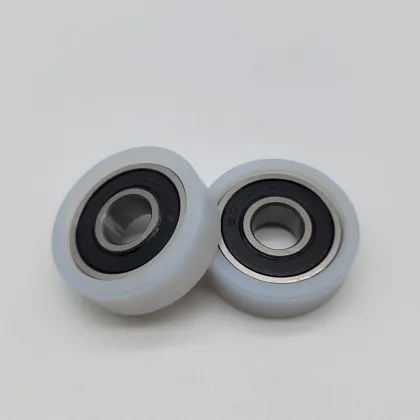 Customized Casting Polyurethane Rubber Rollers with Bearing