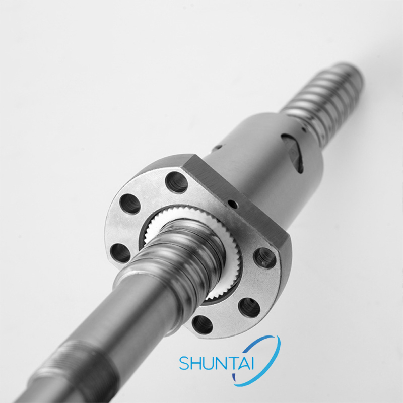 High Precision Low Noise Chrome Nut Spline Shaft Rotating Ball Nut TBI Ball Screw