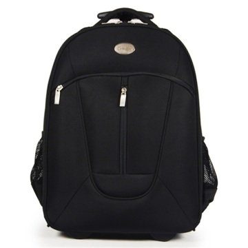 Duffle de viagem leve preto com rodas