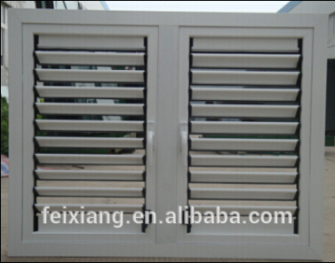 PVC casement louver window