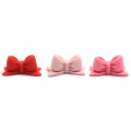 New Fashion Design Faltback Bowknot Resin Craft Miniature fatte a mano per ragazze Hiar Clips Ring Making