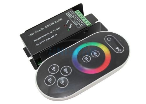 Rf Remote Steel Case 8 Key Touch Rgb Led Controller Dimmer For Led Lighting Decoration