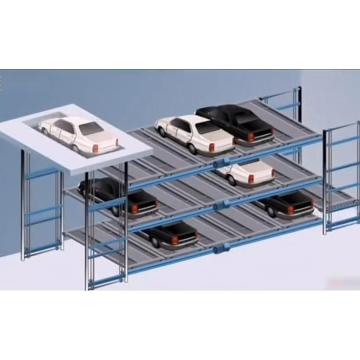 Sistema de estacionamiento giratorio de varios niveles