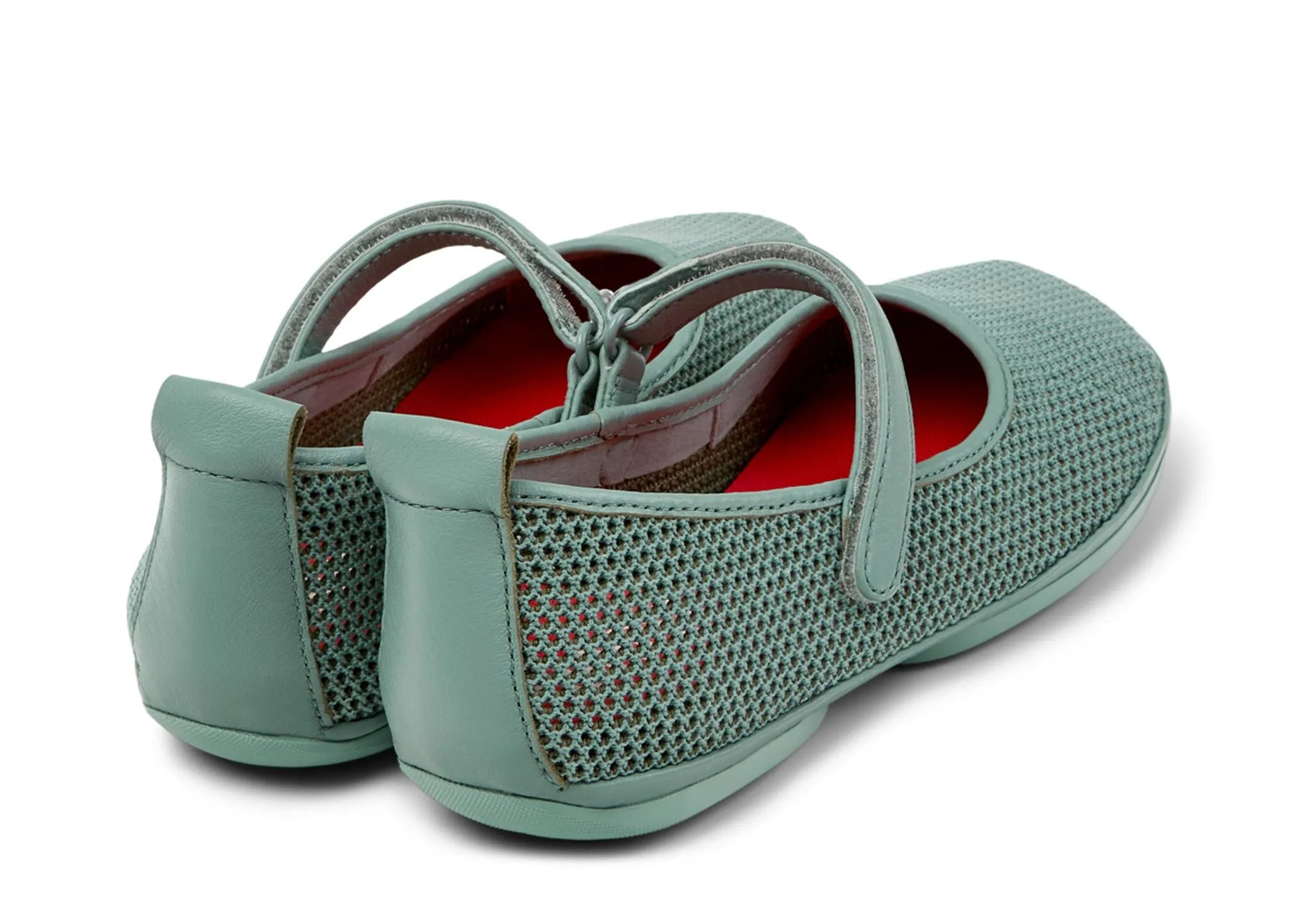 Breathable Mesh Ballet Flats with Mary Jane Design