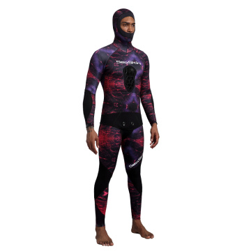 Seaskin Neoprene Kamuflaż 2-częściowy kombinezon Freediving